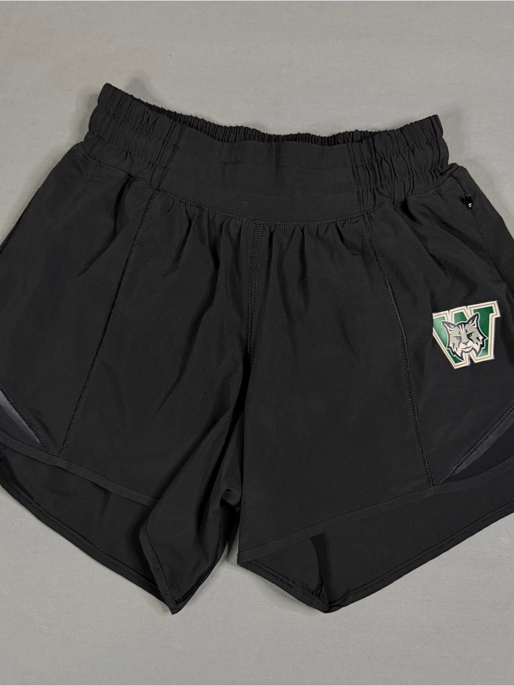 Lululemon Hotty Hot Shorts Black West Ridge Wildcats Size 2